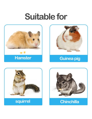 Arena de Baño Natural para Hámster MUYG 2.3kg Libre de Polvo