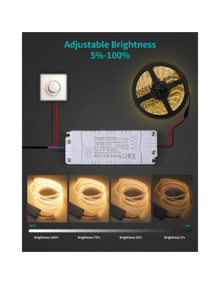 Controlador LED Regulable 12V 20W REYLAX - Ahorro Energía