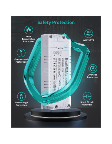 Controlador LED Regulable 12V 20W REYLAX - Ahorro Energía