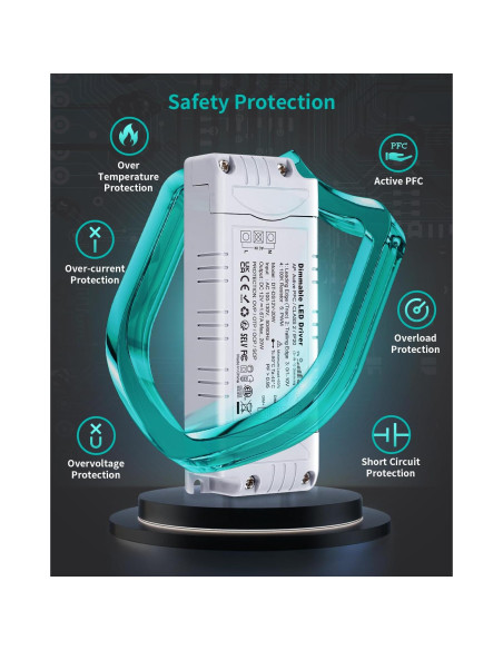 Controlador LED Regulable 12V 20W REYLAX - Ahorro Energía