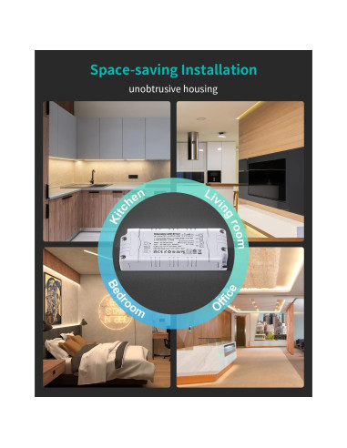 Controlador LED Regulable 12V 20W REYLAX - Ahorro Energía