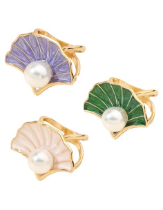 Anillo de Bufanda SYWDUDUCLT para Mujer - Clips de Seda 2 Pcs