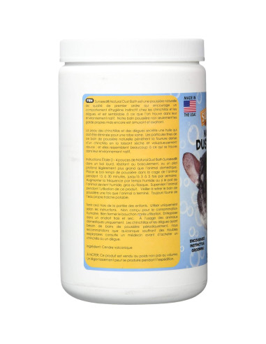 Polvo de Baño Nube Azul Sun Seed 850g para Chinchillas