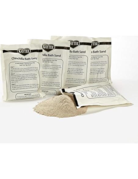 Arena de Baño para Chinchillas Kaytee 5 Paquetes 100% Natural