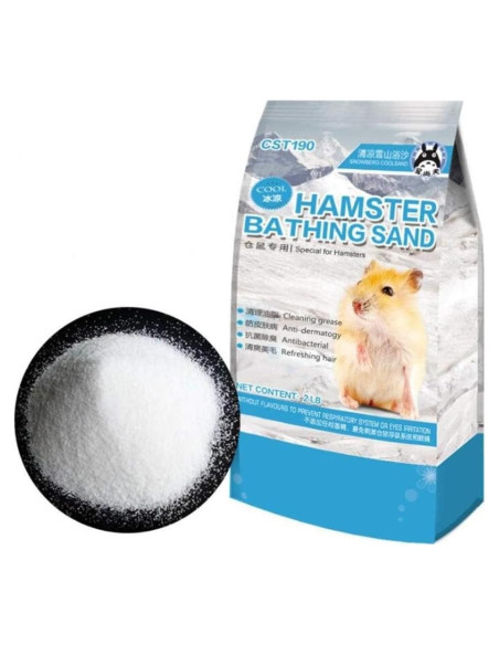 Arena de Baño para Hámsters Hamiledyi 0.91 kg - Aseo Chinchillas
