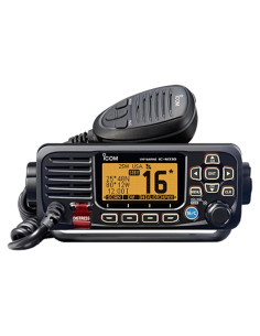 VHF ICOM M330G Negro Compacto con GPS e Impermeable