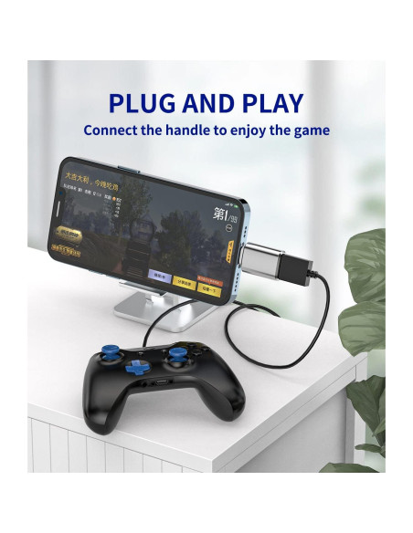 Adaptador OTG Lightning a USB Hembra Zoyuzan - 3 Paquete