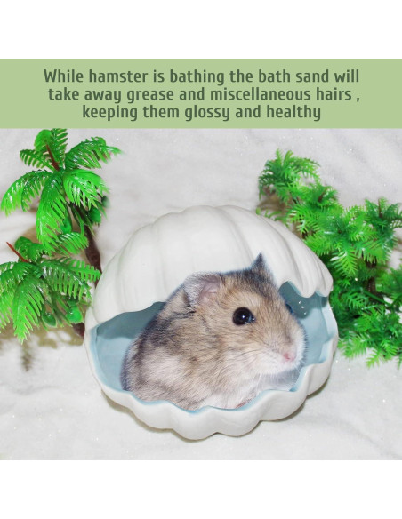 Arena de Baño para Hámsters Hamiledyi 0.91 kg - Aseo Chinchillas