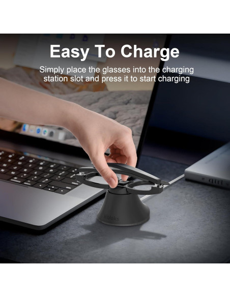 Estación de Carga Magnética Ray-Ban Meta Wayfarer y Skyler