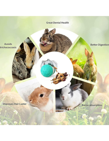 Bola de Golosinas Interactiva Dbeans para Conejos 14.6cm