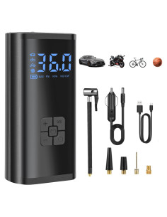 Compresor de Aire Portátil Kairiyard 150 PSI 12V DC Batería