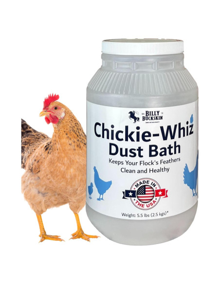 Baño de Polvo Natural para Gallinas Chickie Whiz 2.49 kg