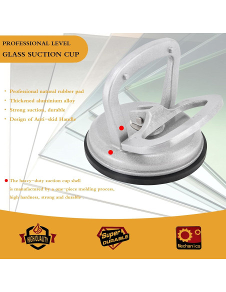 Elevador de Ventosas de Vidrio Aluminio 2Pack 50kg ASDFGHT