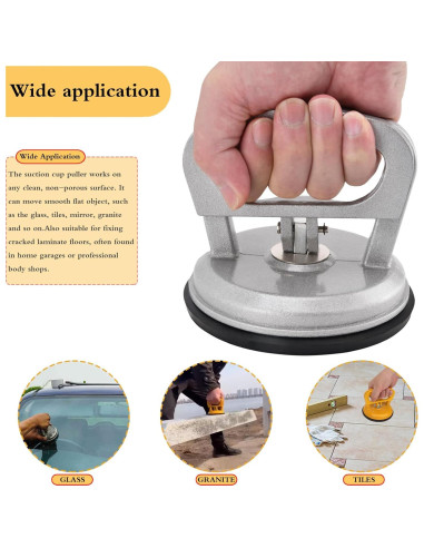Elevador de Ventosas de Vidrio Aluminio 2Pack 50kg ASDFGHT