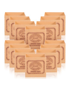 20 Tazas de Hornear Cuadradas Desechables Hemoton 6x5.8 cm