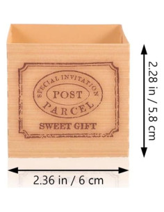 20 Tazas de Hornear Cuadradas Desechables Hemoton 6x5.8 cm 2