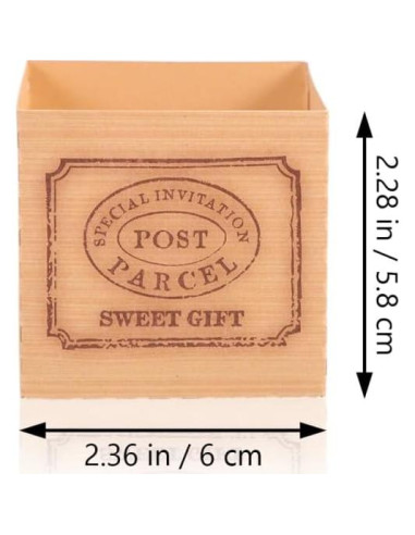 20 Tazas de Hornear Cuadradas Desechables Hemoton 6x5.8 cm