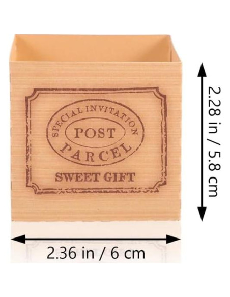 20 Tazas de Hornear Cuadradas Desechables Hemoton 6x5.8 cm