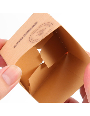 20 Tazas de Hornear Cuadradas Desechables Hemoton 6x5.8 cm