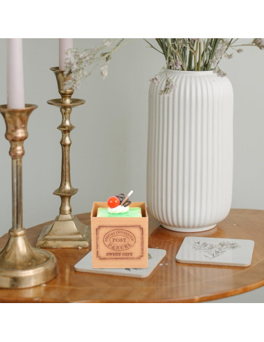 20 Tazas de Hornear Cuadradas Desechables Hemoton 6x5.8 cm