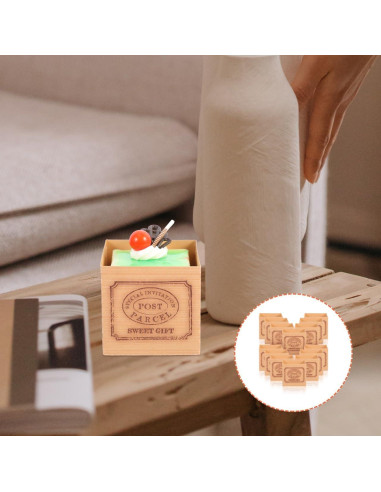 20 Tazas de Hornear Cuadradas Desechables Hemoton 6x5.8 cm