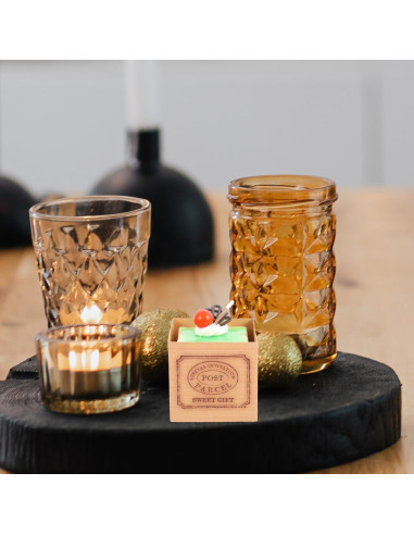 20 Tazas de Hornear Cuadradas Desechables Hemoton 6x5.8 cm