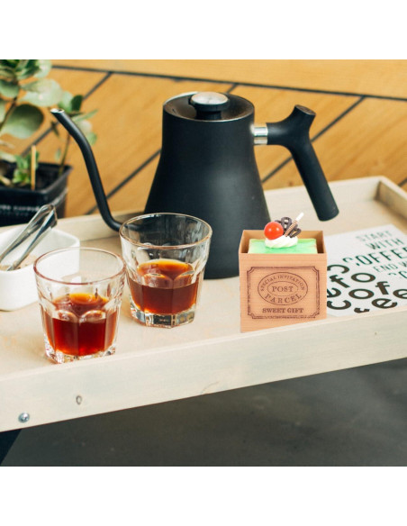 20 Tazas de Hornear Cuadradas Desechables Hemoton 6x5.8 cm