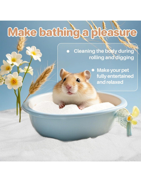 Arena Fina de Sílice para Hámster BathSand 396.9 g