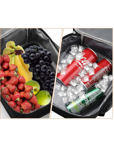 Bolsa de Almuerzo Aislada ZM-YOUTOO Azul Marino 6L