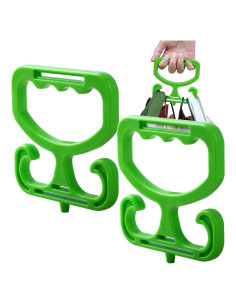 Porta Bolsas de Compras POLKASTORE - 2 Paquetes, Soporta 45kg