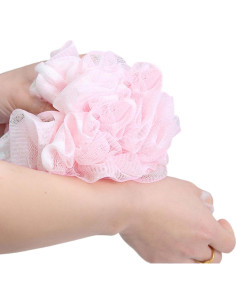 Esponja de Baño SEVENHEAD Rosa 50g - Juego de 4 Unidades 2