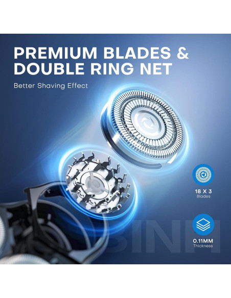 Afeitadora Eléctrica LOBINH PA168 Recargable 4D USB