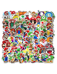 100 Pegatinas de Vinilo Impermeables YONGAI Caricatura