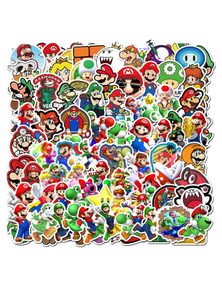 100 Pegatinas de Vinilo Impermeables YONGAI Caricatura