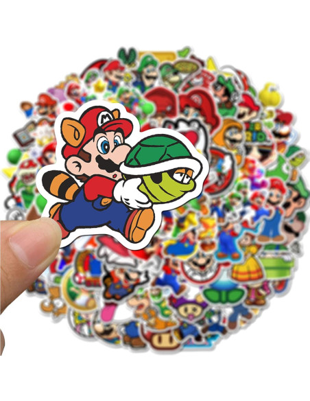 100 Pegatinas de Vinilo Impermeables YONGAI Caricatura