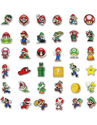 100 Pegatinas de Vinilo Impermeables YONGAI Caricatura