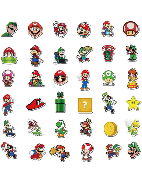 100 Pegatinas de Vinilo Impermeables YONGAI Caricatura