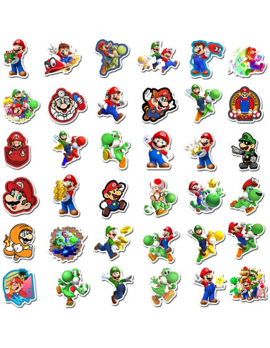 100 Pegatinas de Vinilo Impermeables YONGAI Caricatura