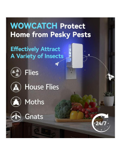 Trampa de Insectos Voladores WowCatch - 2 Dispositivos + 6 Recargas 2