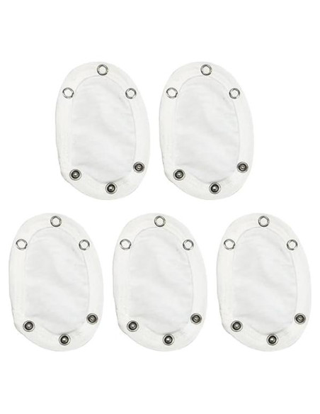 Extensores de Bodysuit para Bebé Cauaoa - 5 Pcs Blanco