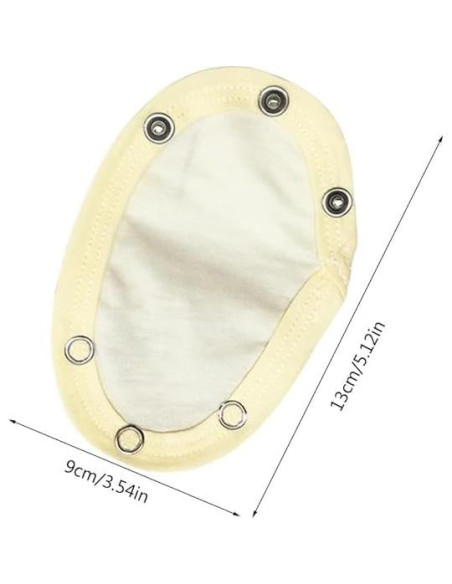 Extensores de Bodysuit para Bebé Cauaoa - 5 Pcs Blanco