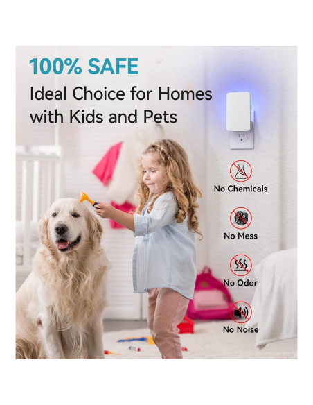 Trampa de Insectos Voladores WowCatch - 2 Dispositivos + 6 Recargas