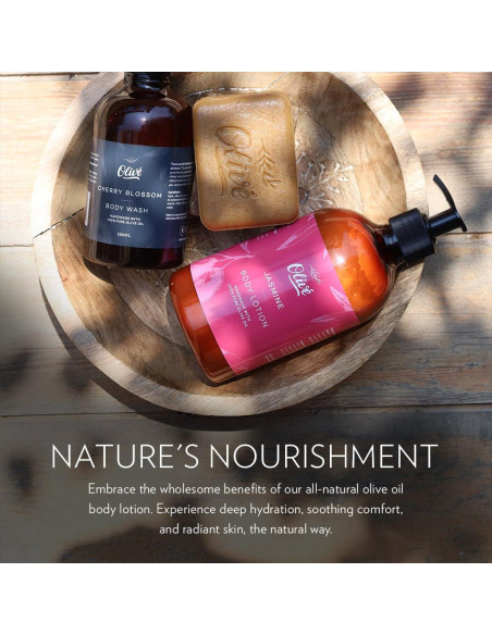 Loción Corporal Olivés 300ml Aceite de Oliva Puro Jazmín