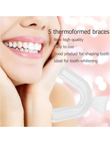 4 Protectores Nocturnos de Silicona Gryshanyun para Bruxismo