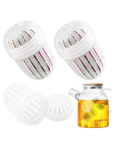 Juego de 3 Infusores de Té Reutilizables Kazheon 6.2x4.5cm