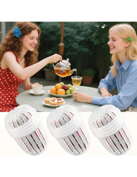 Juego de 3 Infusores de Té Reutilizables Kazheon 6.2x4.5cm