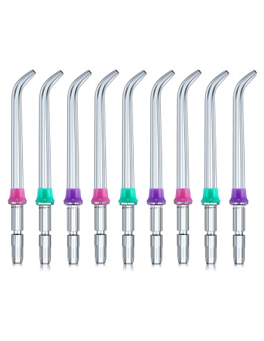 Consejos de chorro clásico Waterpik VWONST - Paquete de 9