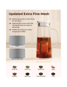 Infusores de Té Extra Grande Reinmoson Acero Inoxidable 304 2