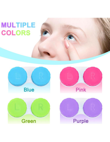 Estuche para Lentes de Contacto Nicunom - 80 Piezas Coloridas