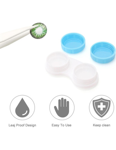 Estuche para Lentes de Contacto Nicunom - 80 Piezas Coloridas